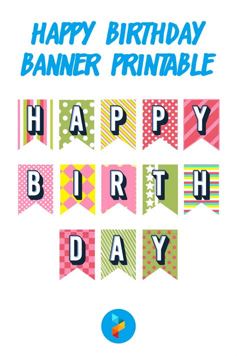 free happy birthday banner printable pdf|happy 5th birthday banners printable.